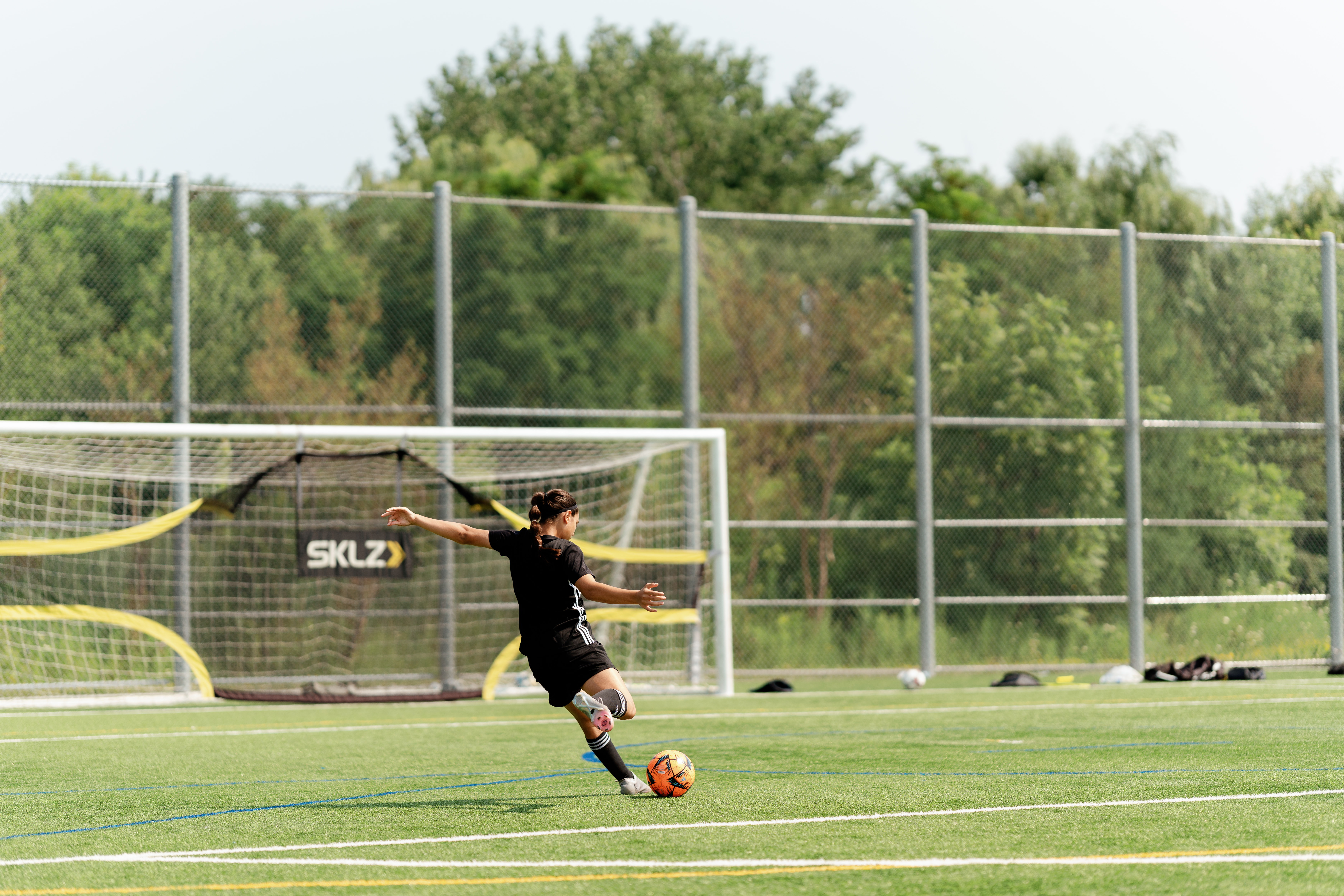 Young players training at In Form Soccer