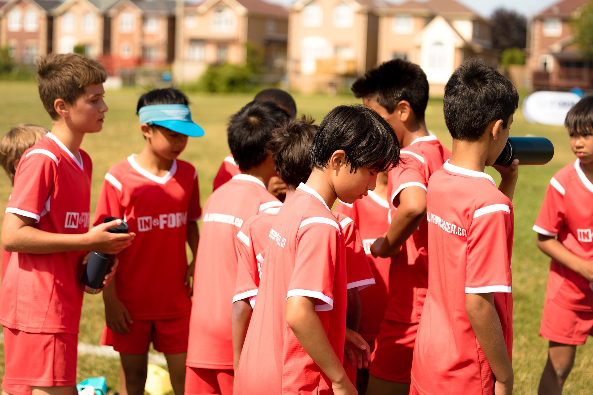 In Form Soccer camp in action