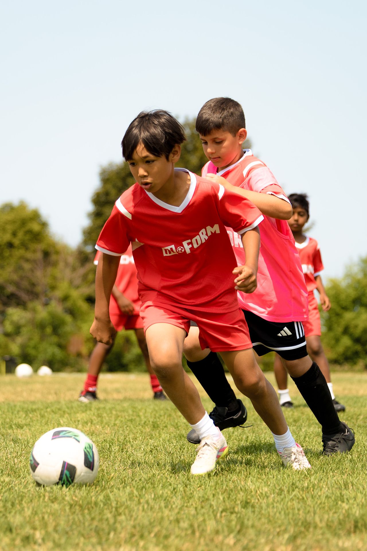 Campers in a drill