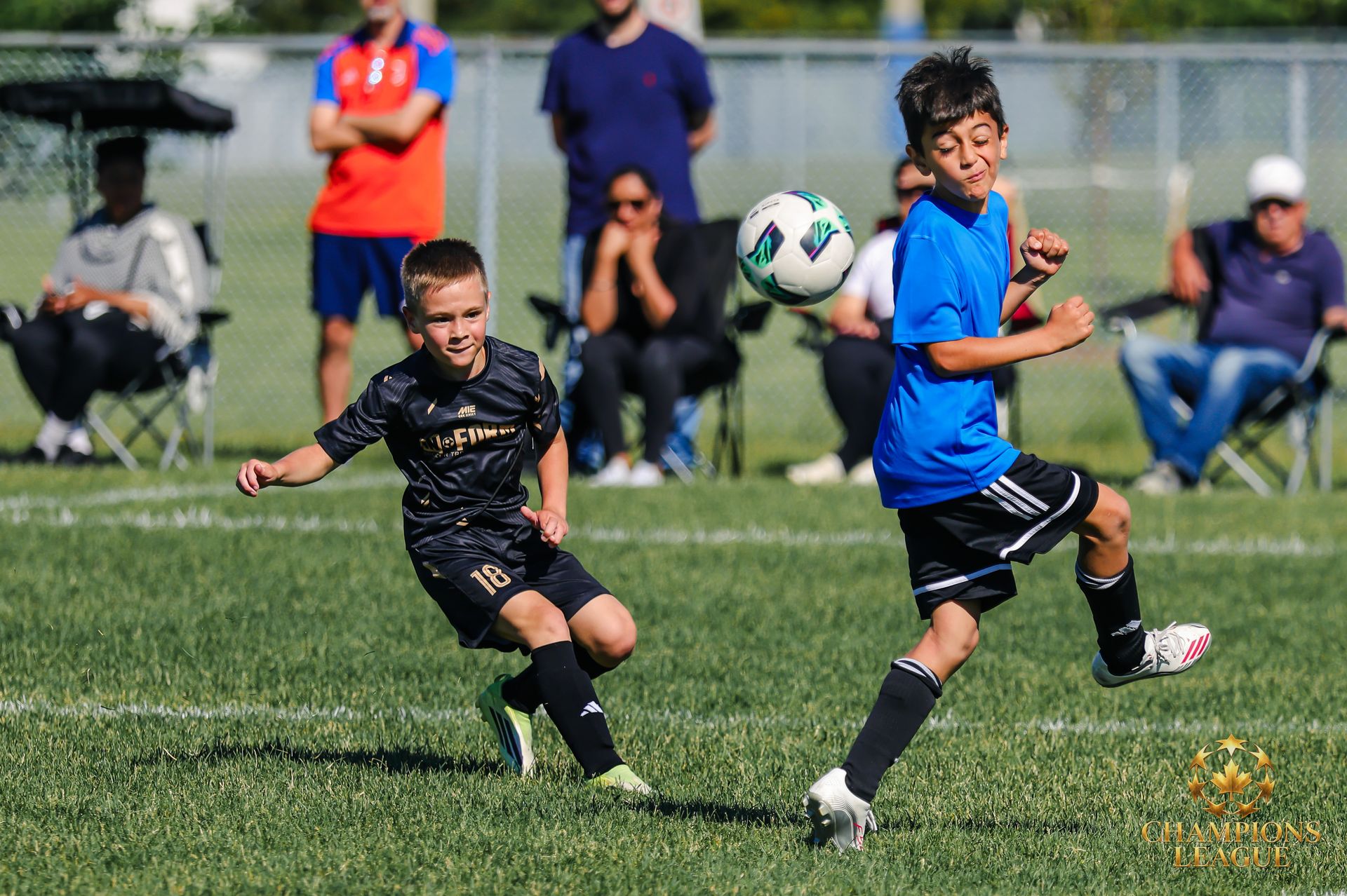 Battling for possession