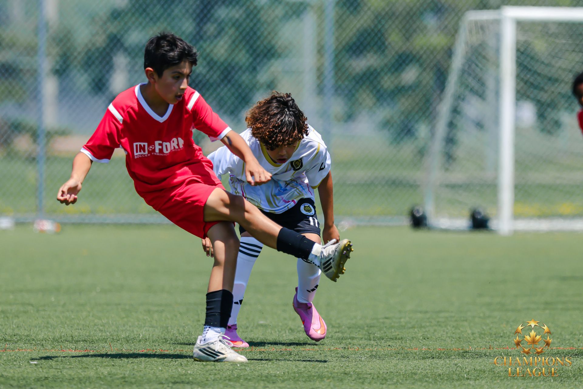 Elite team player on the ball