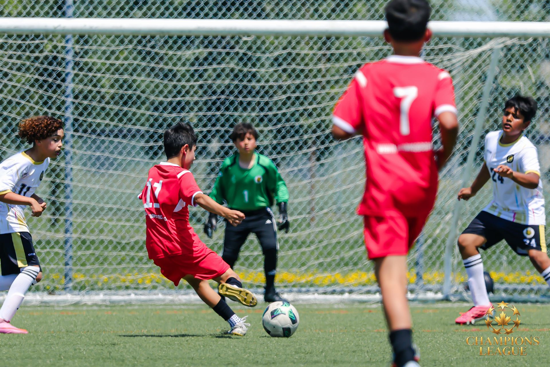 Attacking the goal