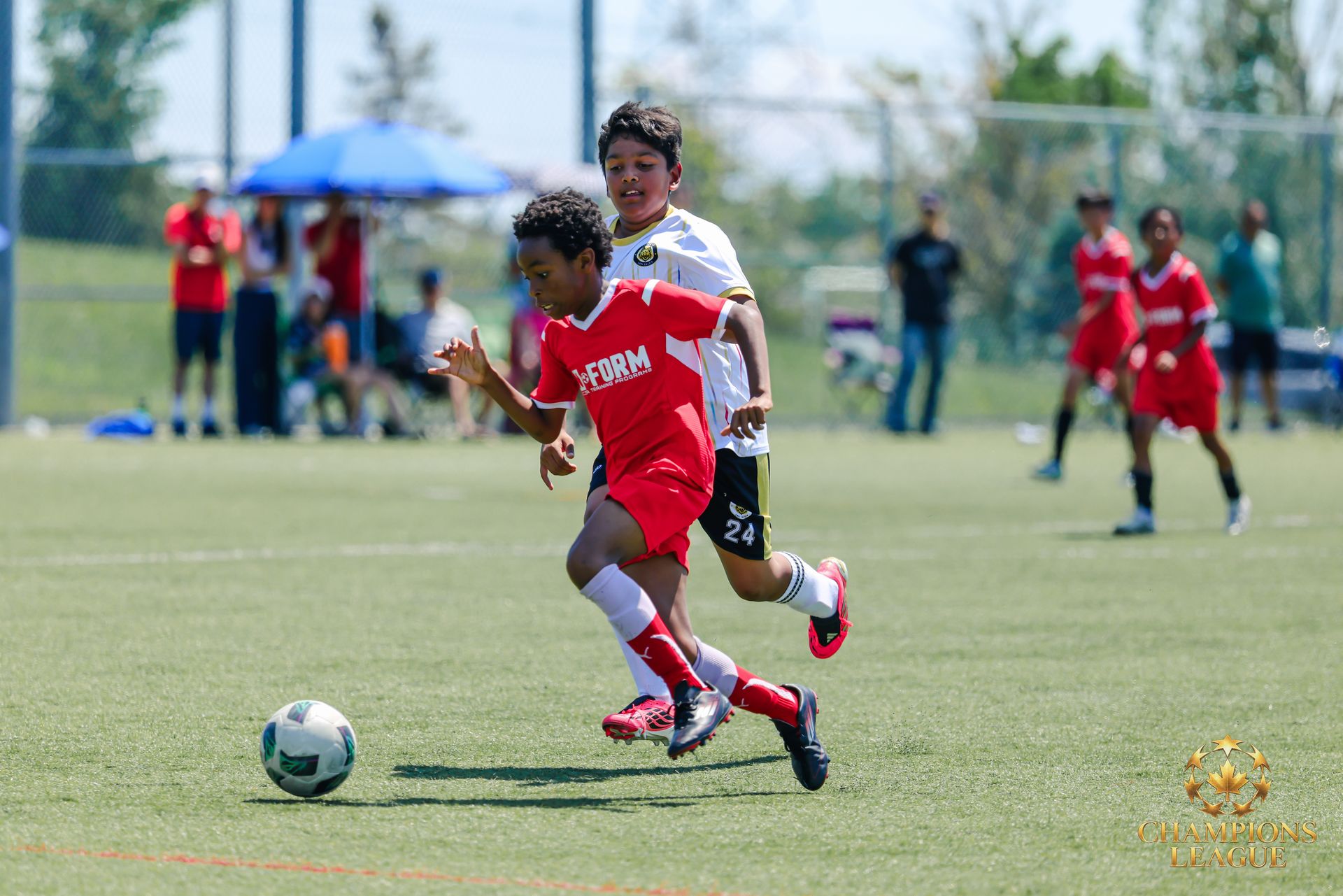 Battling for possession
