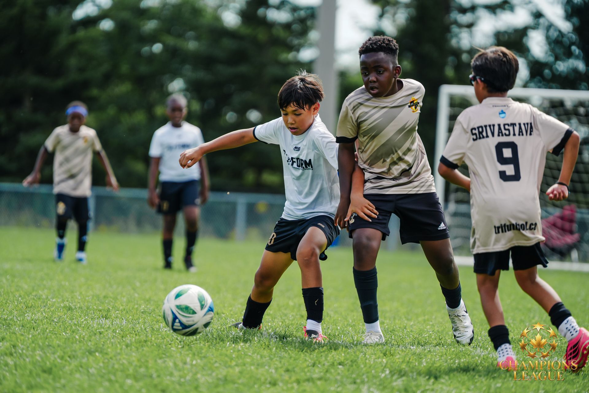 Battling for possession