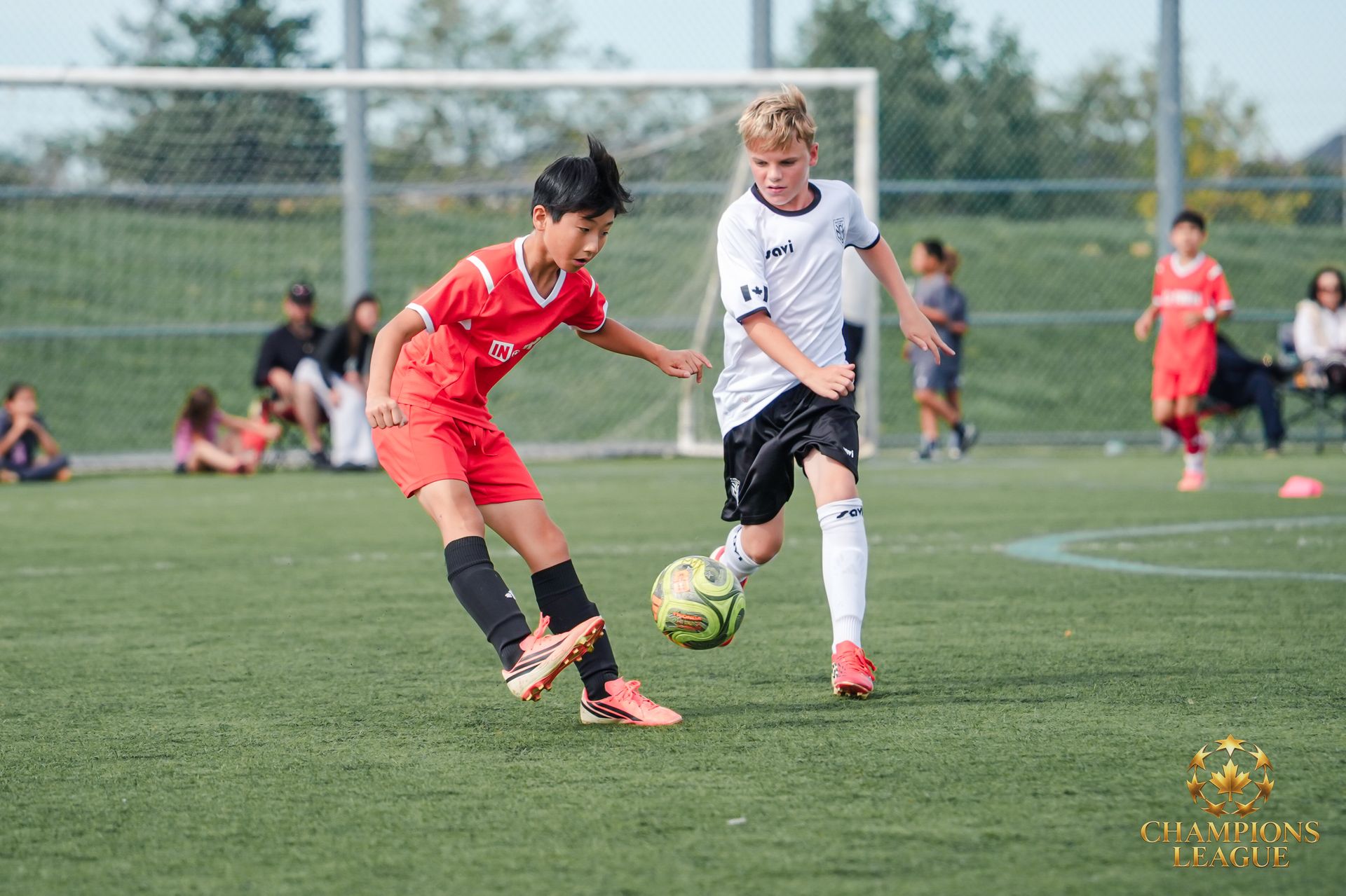 Elite team player on the ball