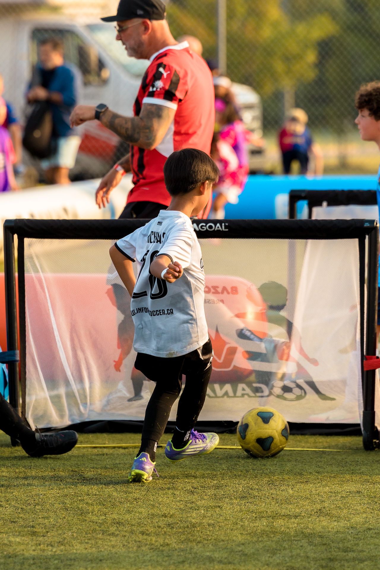 Attacking the goal