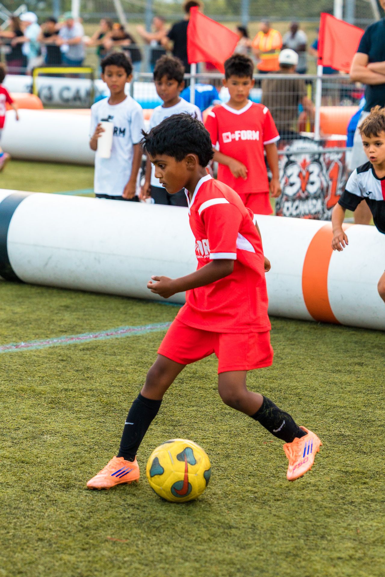 Dribbling in a tournament game