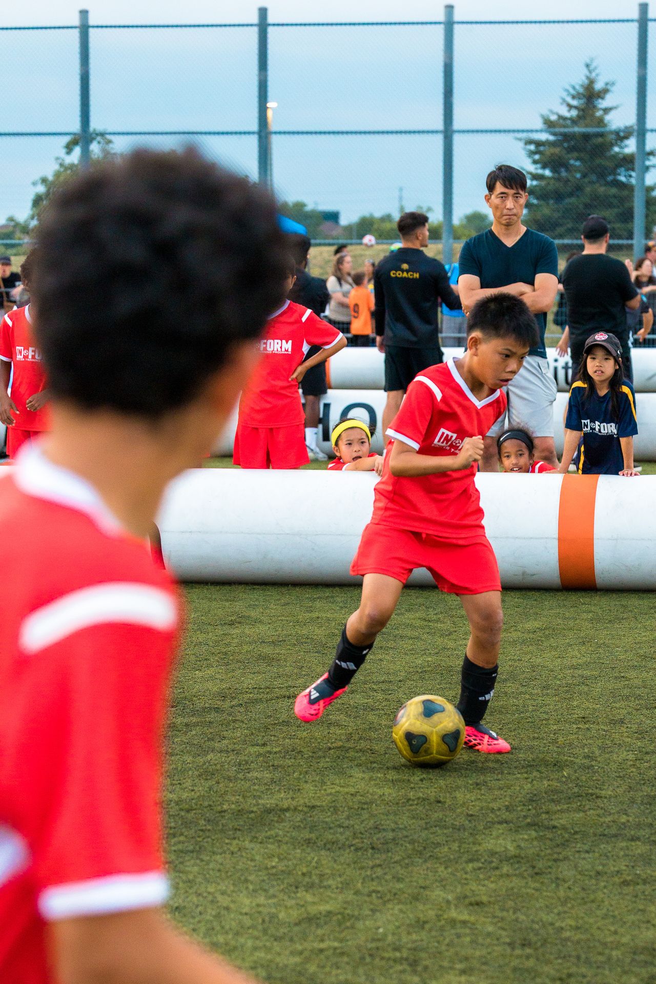 Controlling the ball in a match