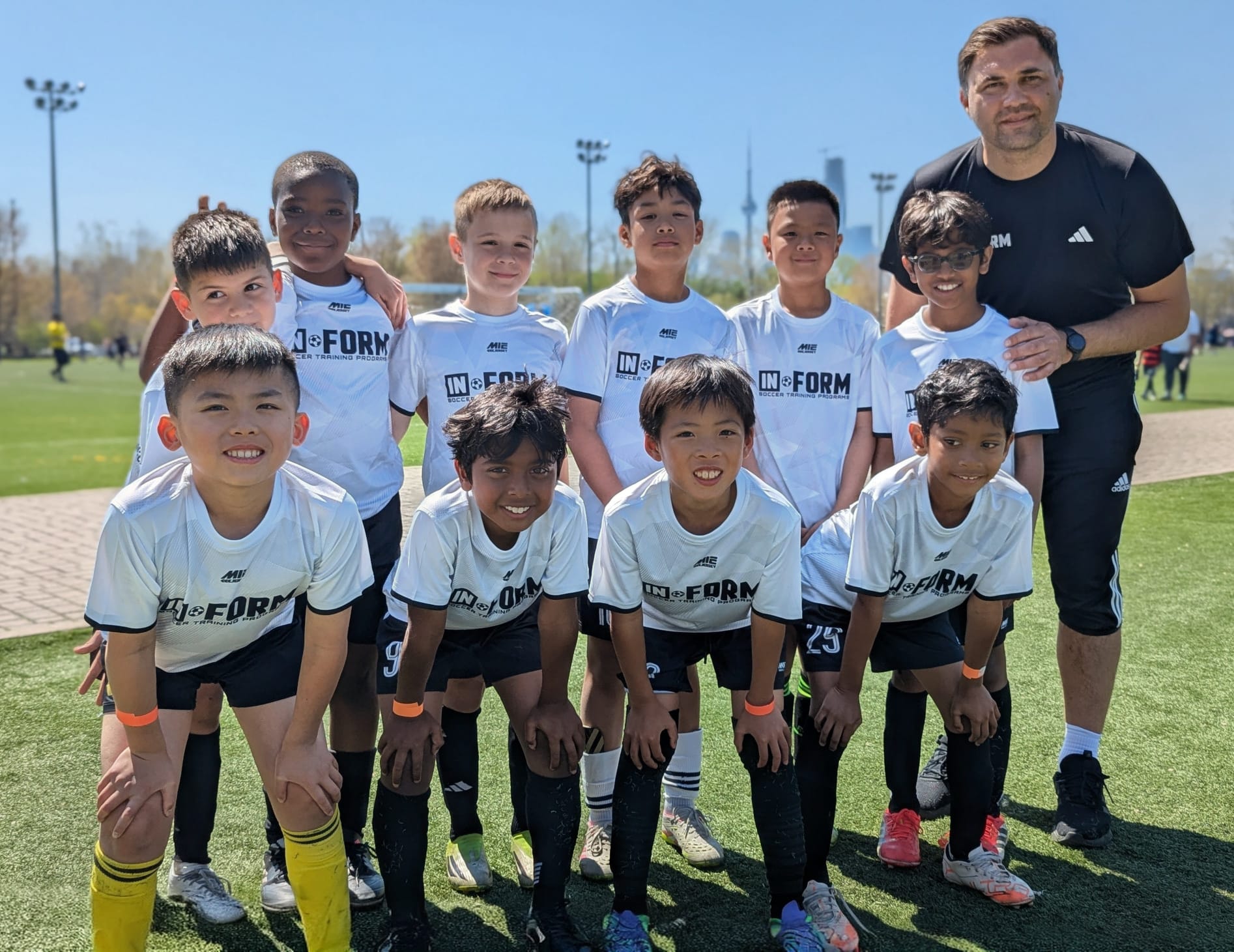 Elite team in training